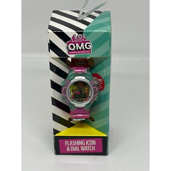NWF LOL Surprise OMG Girls Flashing Icon Dial Digital LCD Watch - Need Batteries - Picture 3 of 4